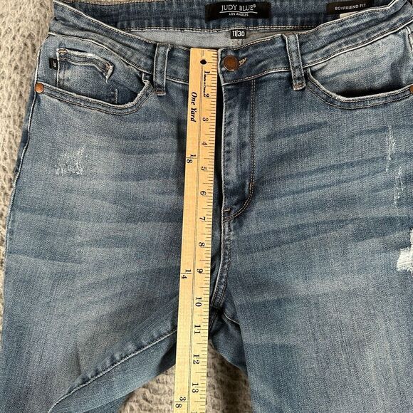 Judy Blue Women's Boyfriend Jeans - Classic Blue - Picture 7 of 13